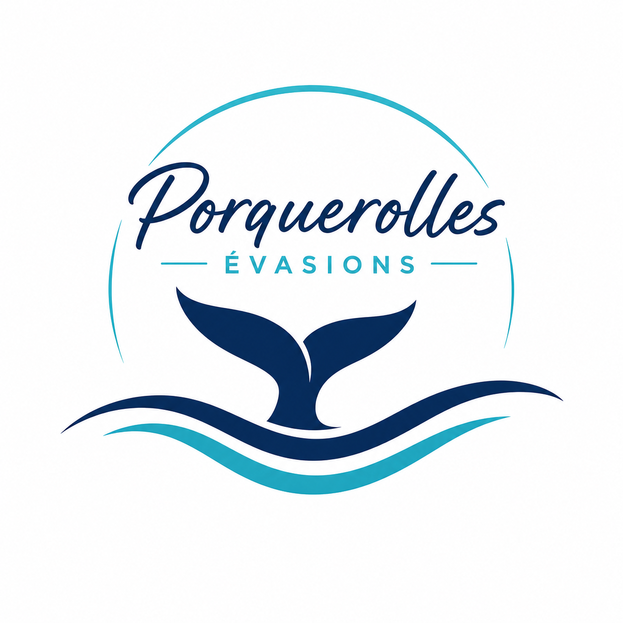Porquerolles evasions logo seulement